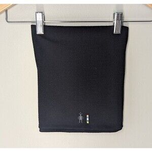 Smartwool Neck Gaiter Black 100% Merino Wool Outdoor Face Warmer